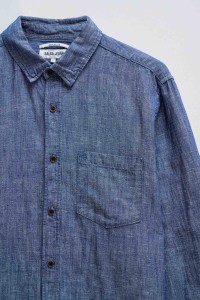 SHIRT WITH LINEN BLEND