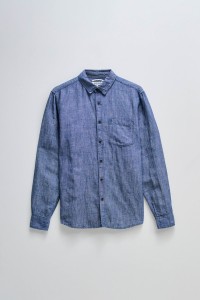 SHIRT WITH LINEN BLEND