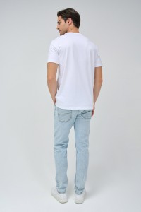 SLIM FIT T-SHIRT WITH GRADIENT PRINT