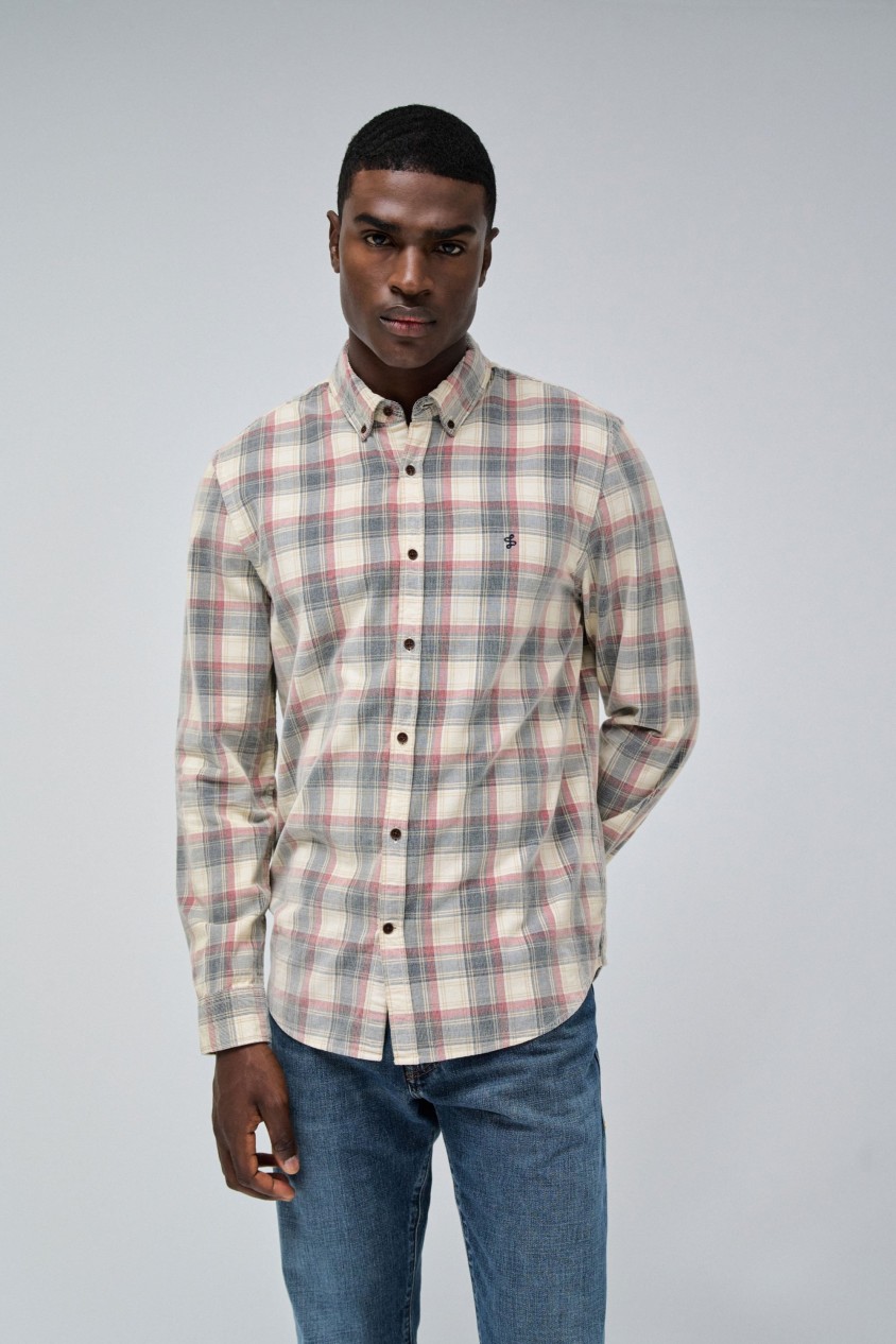 CORDUROY PLAID SHIRT