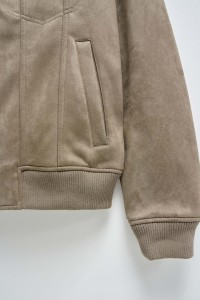 SUEDE BOMBER JACKET