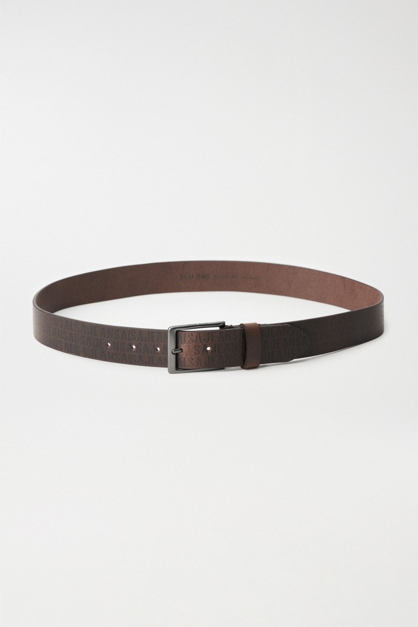 CEINTURE EN CUIR AVEC LOGO