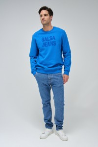 FRENCH TERRY HOODIEMEDIUM BLUE