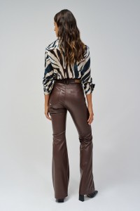 PANTALON FAITH PUSH IN FLARE EFFET CUIR