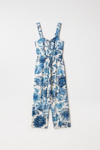 FLORAL PRINT JUMPSUIT