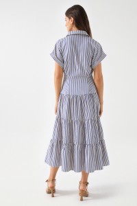 LONG STRIPED DRESS