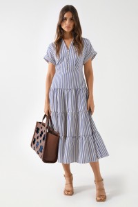 LONG STRIPED DRESS