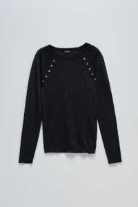 PULL FIN EN MAILLE BRILLANTE