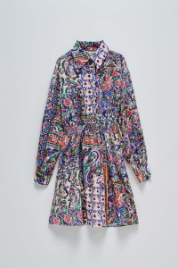 DRESS WITH COLOURFUL PRINT