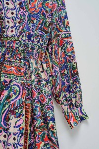 DRESS WITH COLOURFUL PRINT