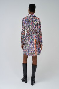 DRESS WITH COLOURFUL PRINT