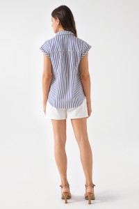 SHORT SLEEVE STRIPED SHIRT