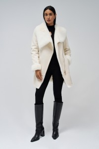 DIANA SHEEPSKIN EFFECT COAT