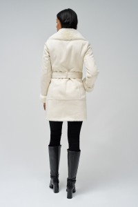 DIANA SHEEPSKIN EFFECT COAT