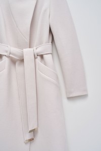 LONG GRACE COAT WITH BELT