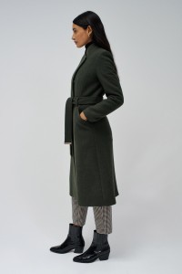 LONG GRACE COAT WITH BELT