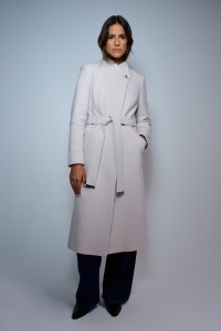 LONG GRACE COAT WITH BELT