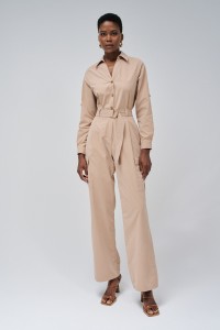 CARGO JUMPSUIT WITH BELT