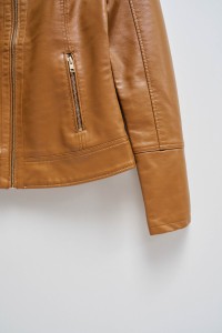 LEATHER EFFECT COAT