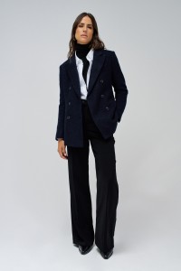 BLAZER MIT JEANSMANTEL