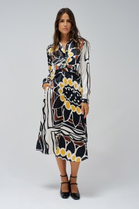 ROBE MIDI  MOTIF COLOR