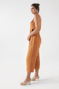 MIDI WRAPOVER JUMPSUIT