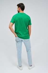 T-SHIRT SLIM FIT CON ESTAMPADO DEGRADADO