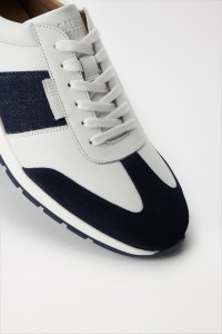 SNEAKER MIT DENIM-DETAILS