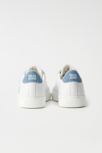 SNEAKERS WITH DENIM BRANDING