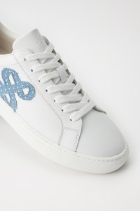 SNEAKERS WITH DENIM BRANDING