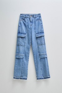 JEANS CARGO FAITH PUSH IN DROIT