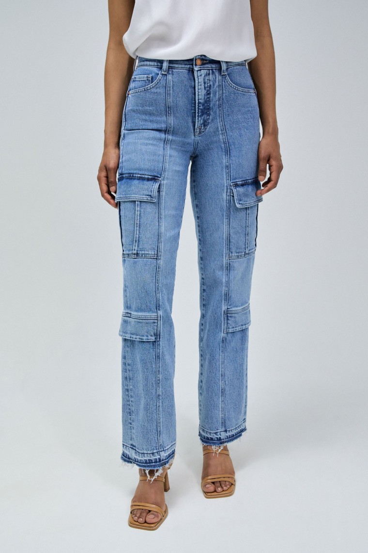 JEANS CARGO FAITH PUSH IN STRAIGHT