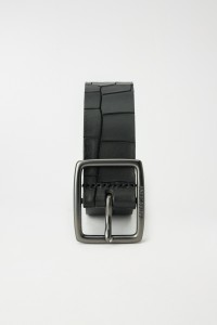 TEXTURED LEATHER BELT