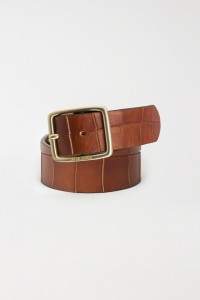 TEXTURED LEATHER BELT