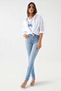 JEANS SECRET PUSH IN SKINNY COM DETALHES