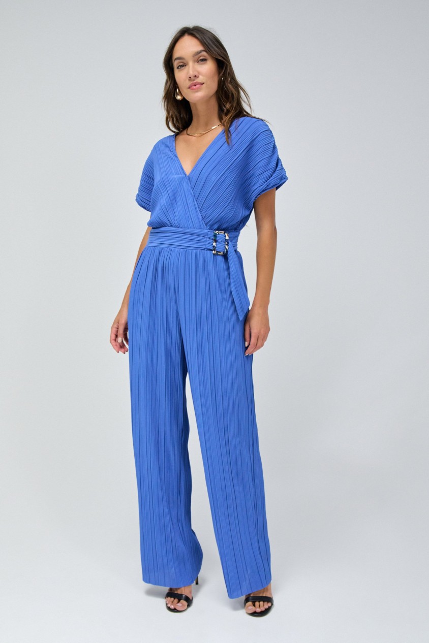 WRAP JUMPSUIT WITH BELT