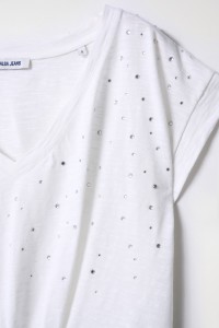 T-SHIRT REGULAR AVEC PAILLETTES