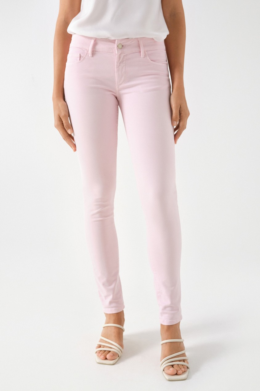 VAQUEROS WONDER PUSH UP SKINNY ROSA