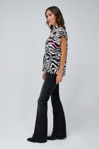 BLUSEN ANIMAL PRINT