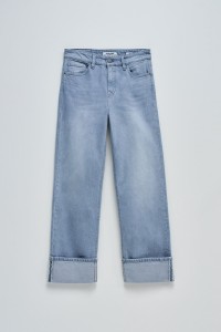 TRUE STRAIGHT JEANS WITH CUFF