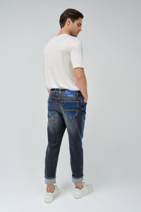 JEANS CRAFT SERIES COM MIX DE DENIM