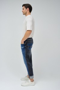 JEANS CRAFT SERIES COM MIX DE DENIM