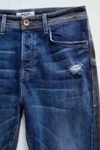 JEANS CRAFT SERIES COM MIX DE DENIM