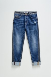 JEANS CRAFT SERIES COM MIX DE DENIM