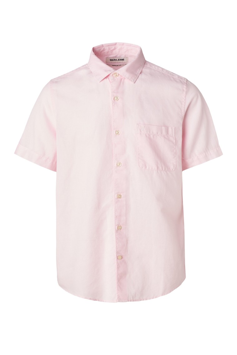 BSC COTTON LINEN SHORT SLEEVE SHIRT