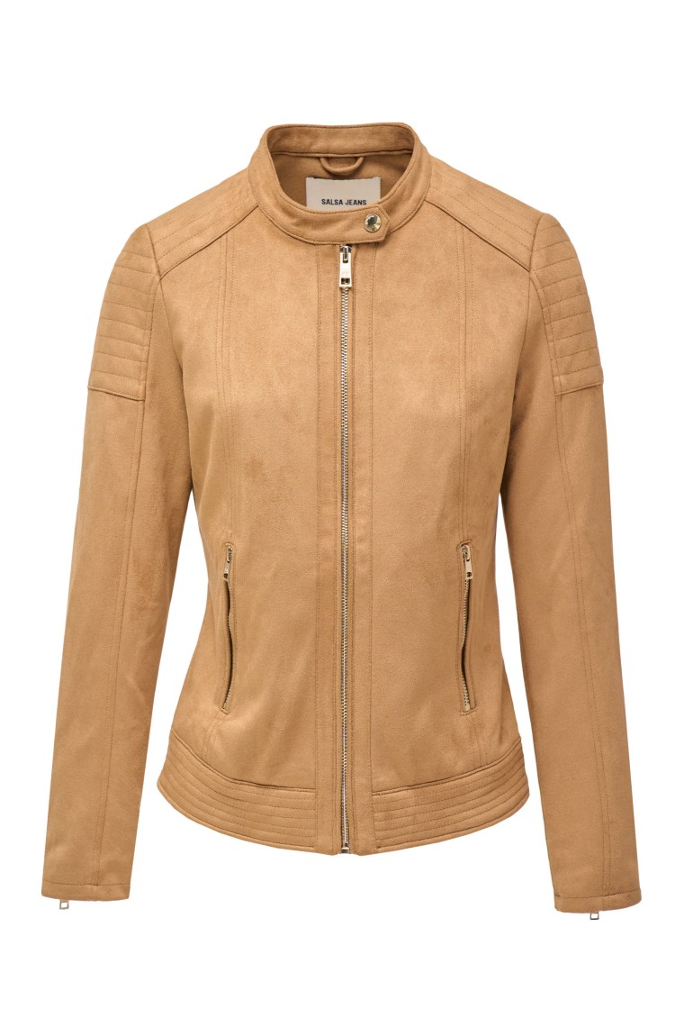 OUTLET SLIM SUEDE JACKET