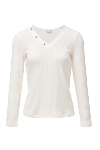 OUTLET SLIM V-NECK SWEATSHIRT