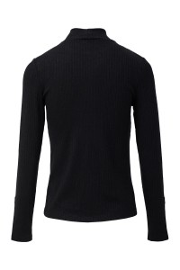 OUTLET SLIM MOCK NECK SWEATER WITH DETAI