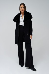 GRACE WOOLLEN COAT WITH FUR