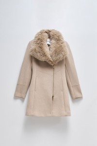 GRACE WOOLLEN COAT WITH FUR